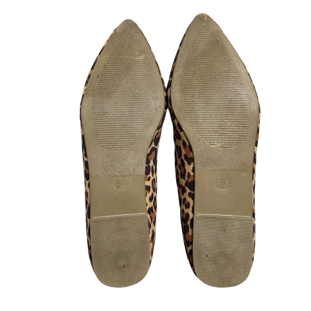 MIA Niles Leopard Print Pointed Toe Flat Loafer Womens Size 6 - Picture 5 of 13